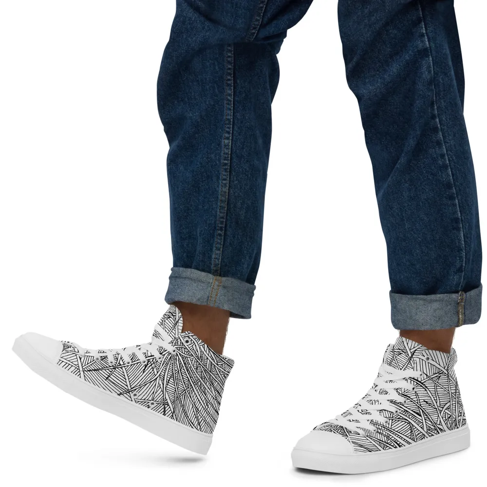 Men’s high top canvas shoes – Ball Moss Story