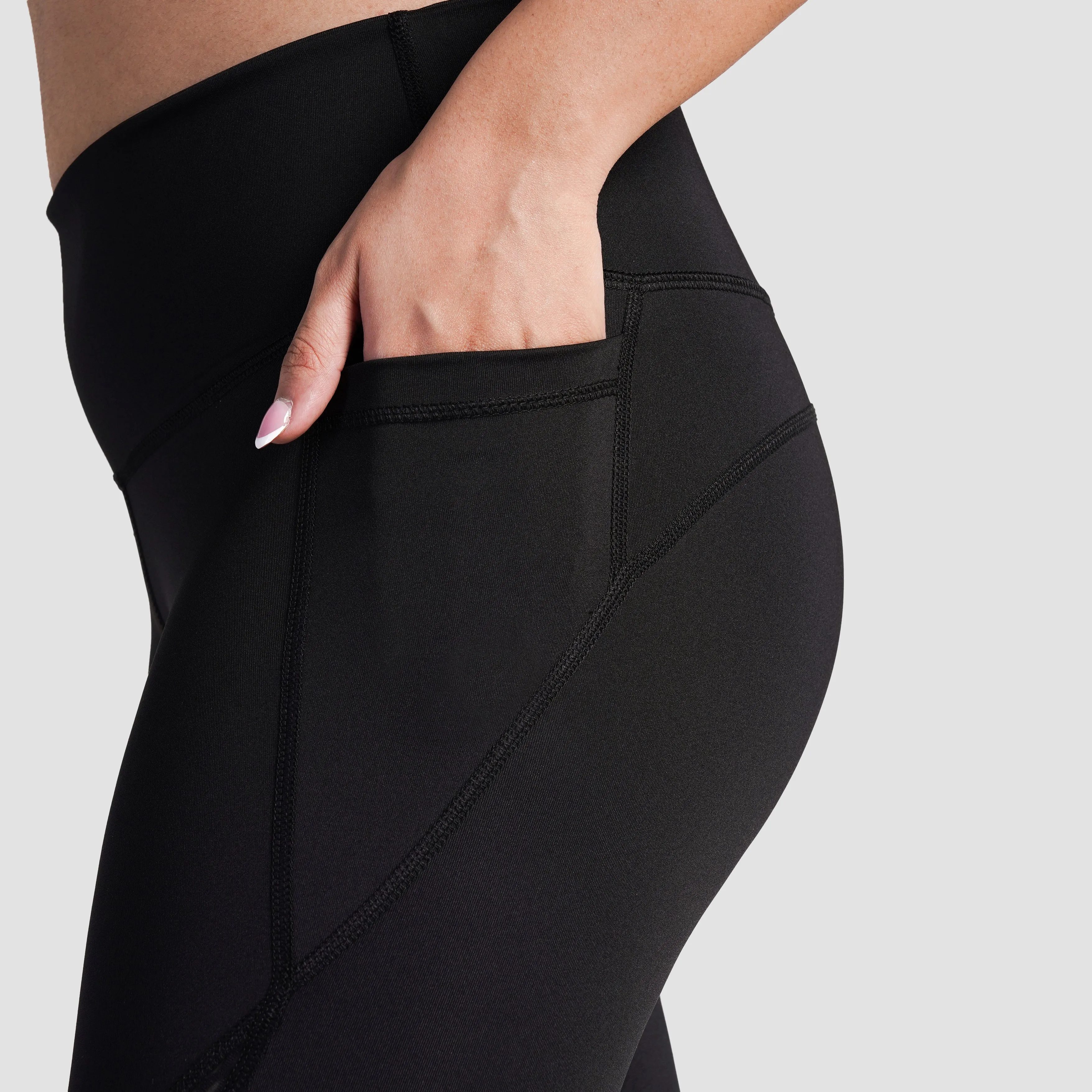 Mesh Pulse Leggings (Black)