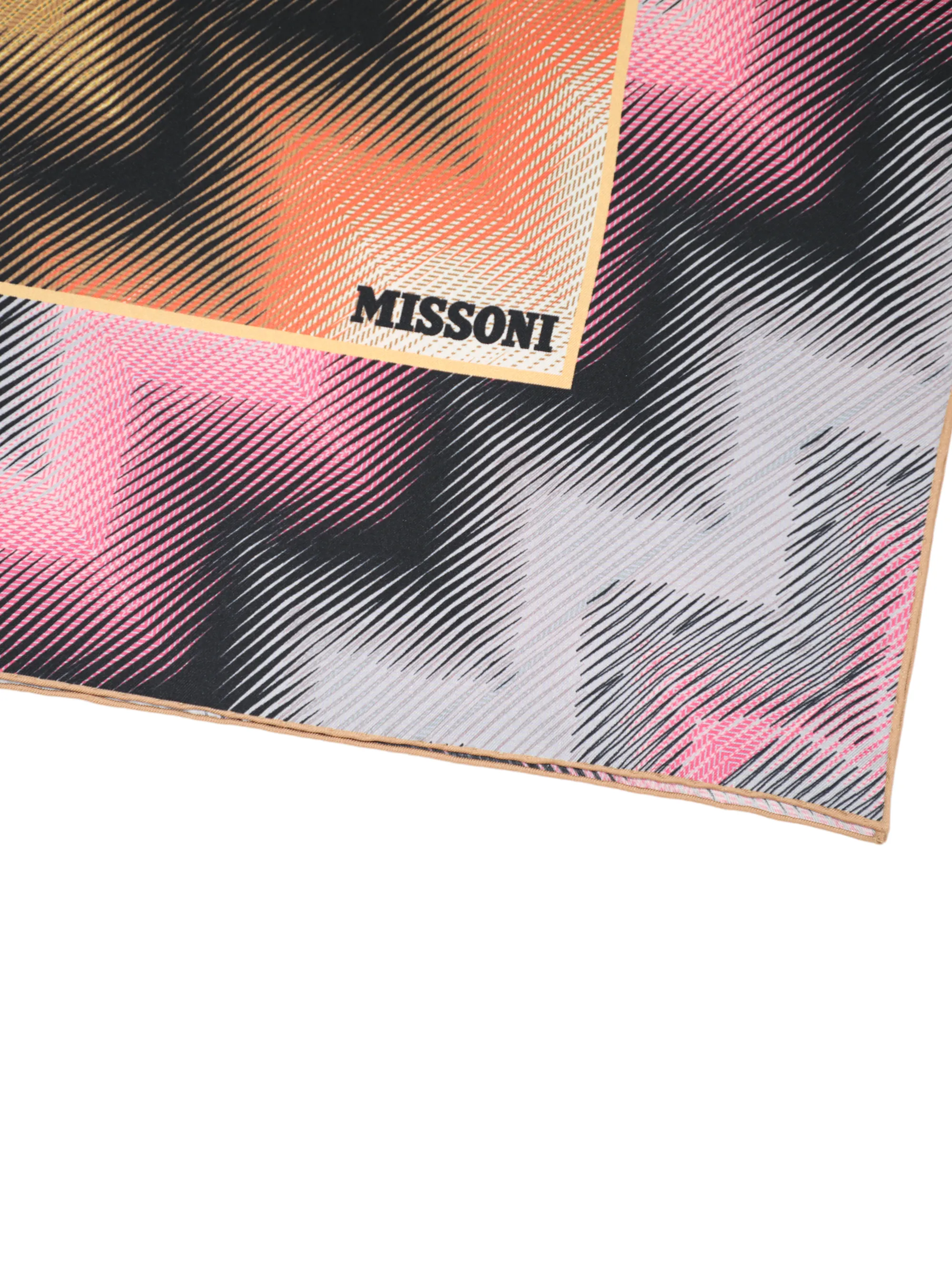 Missoni Foulard Square Scarf in 1 Pink Olive