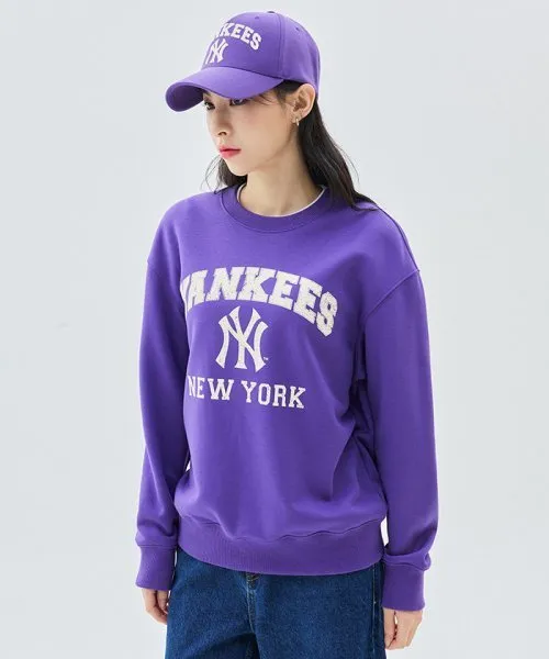 MLB Korea  |Unisex Street Style Long Sleeves Logo Hoodies & Sweatshirts