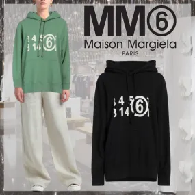 MM6 Maison Margiela  |Unisex Street Style Long Sleeves Plain Cotton Logo