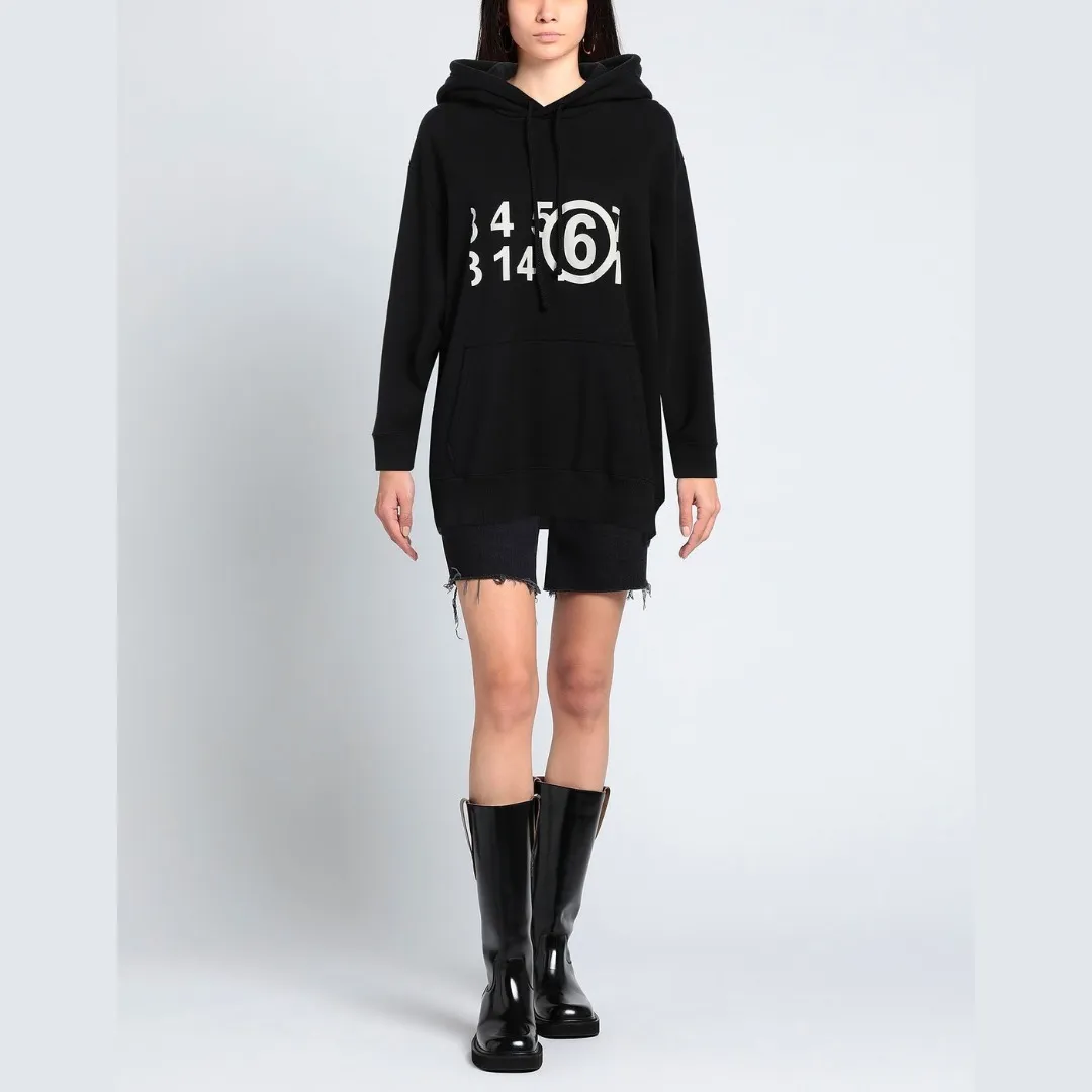 MM6 Maison Margiela  |Unisex Street Style Long Sleeves Plain Cotton Logo