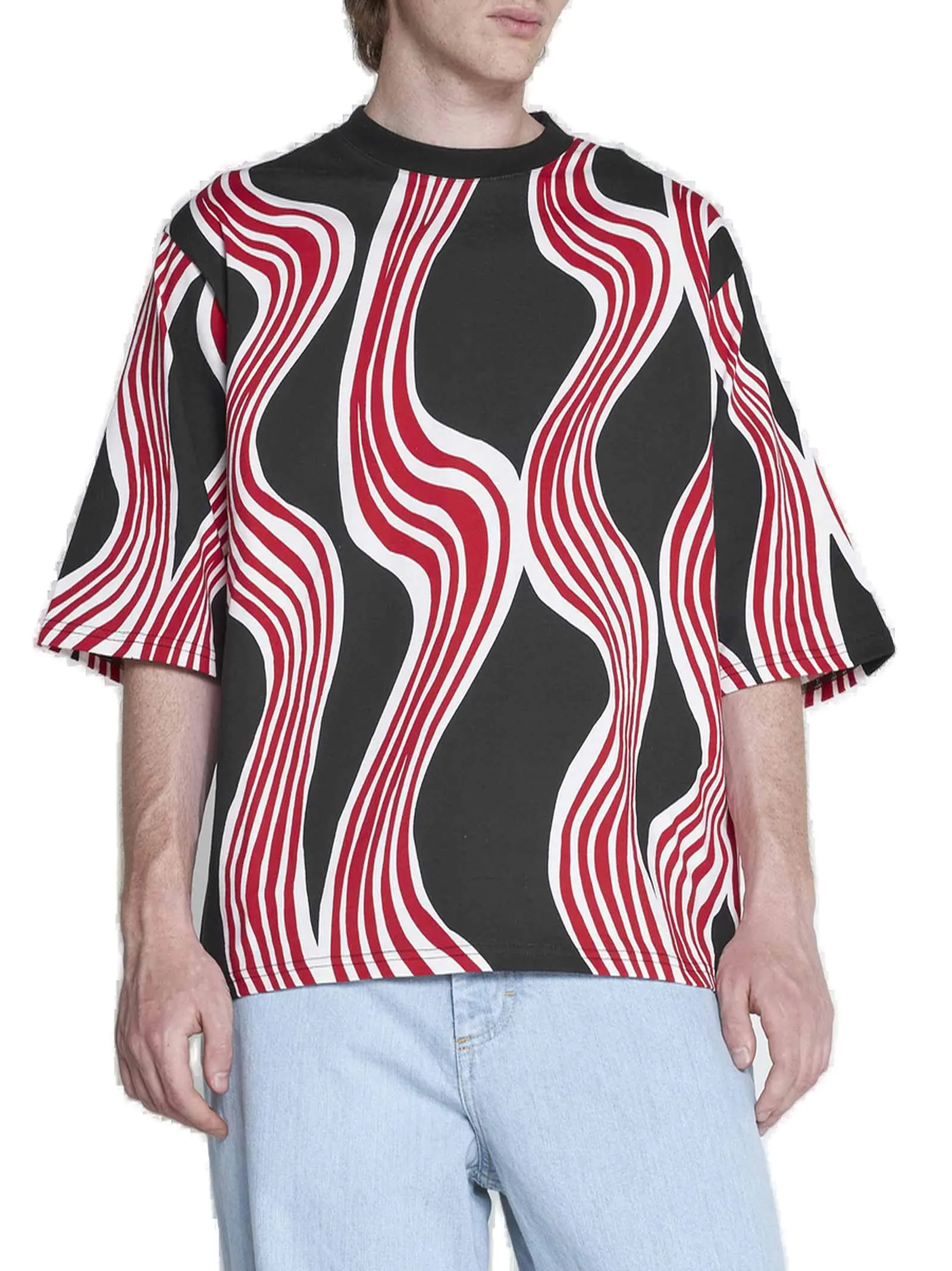 Moncler Genius X JW Anderson Striped Crewneck T-Shirt