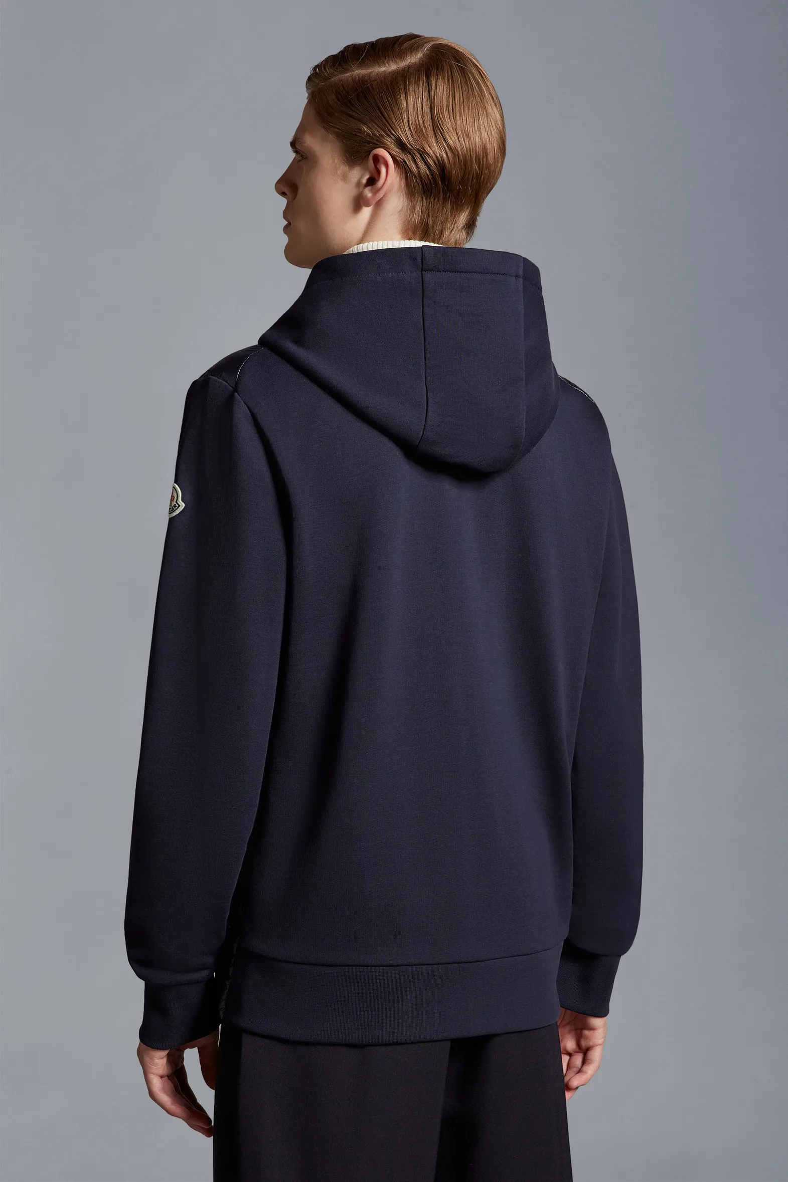 MONCLER  |Nylon Blended Fabrics Street Style Long Sleeves Plain Logo