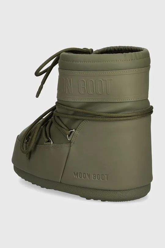 Moon Boot snow boots MB ICON LOW RUBBER green color 80D1409380 M006