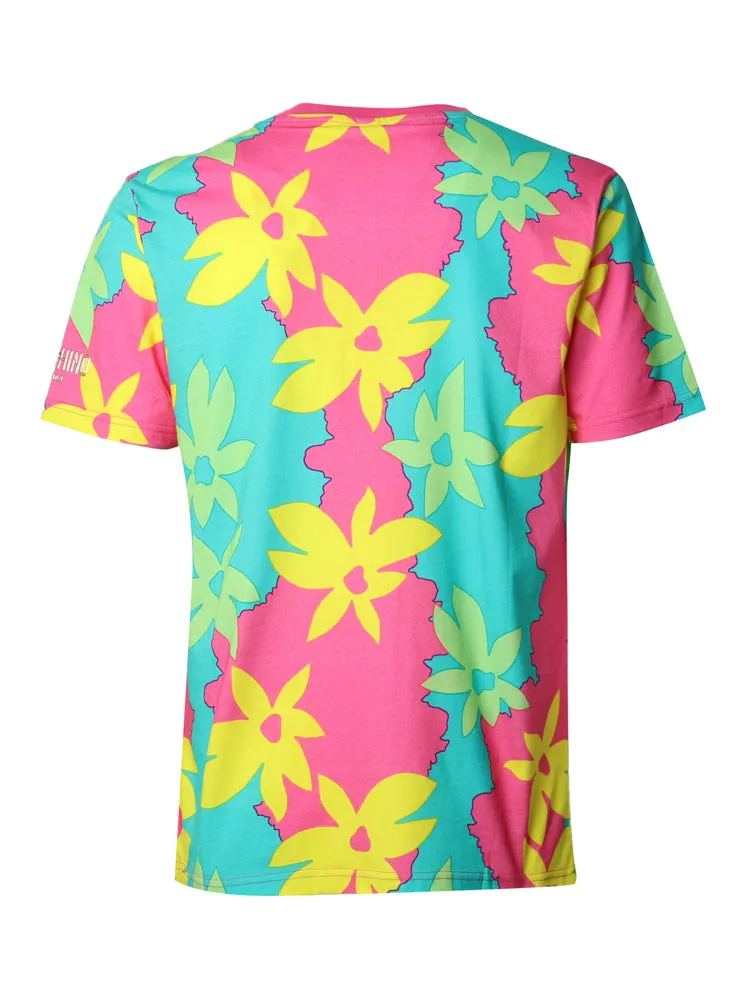 Moschino Floral Printed Crewneck T-Shirt