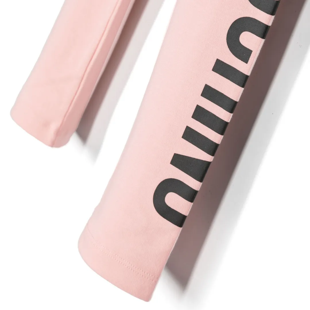 Moschino Leggings Logo Pink