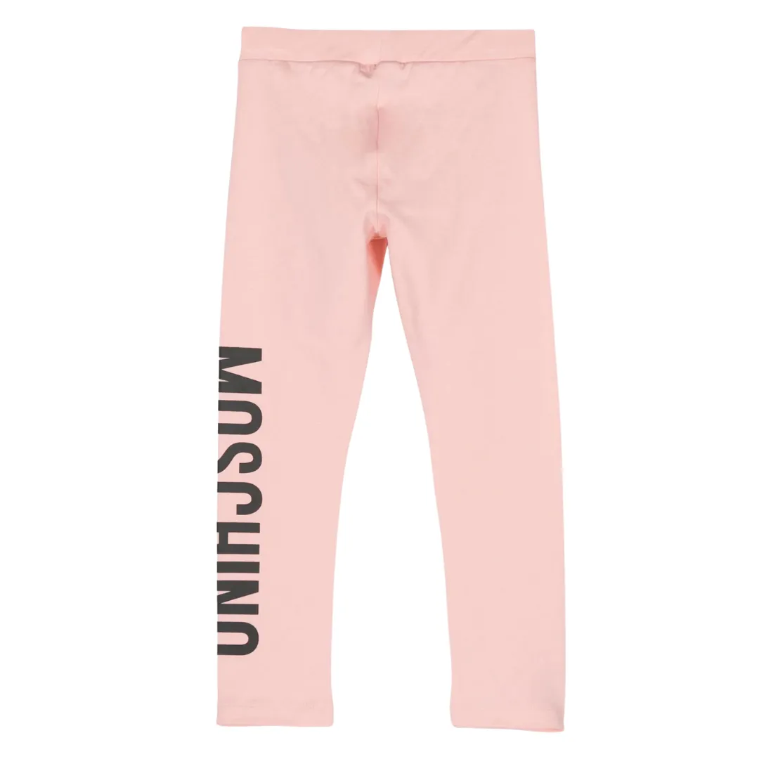 Moschino Leggings Logo Pink