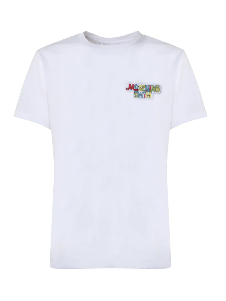 Moschino Logo Patch Crewneck T-Shirt