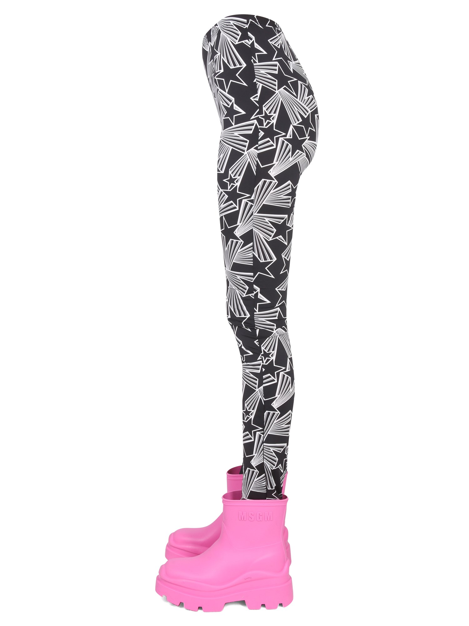 MSGM    LEGGINGS WITH PRINT