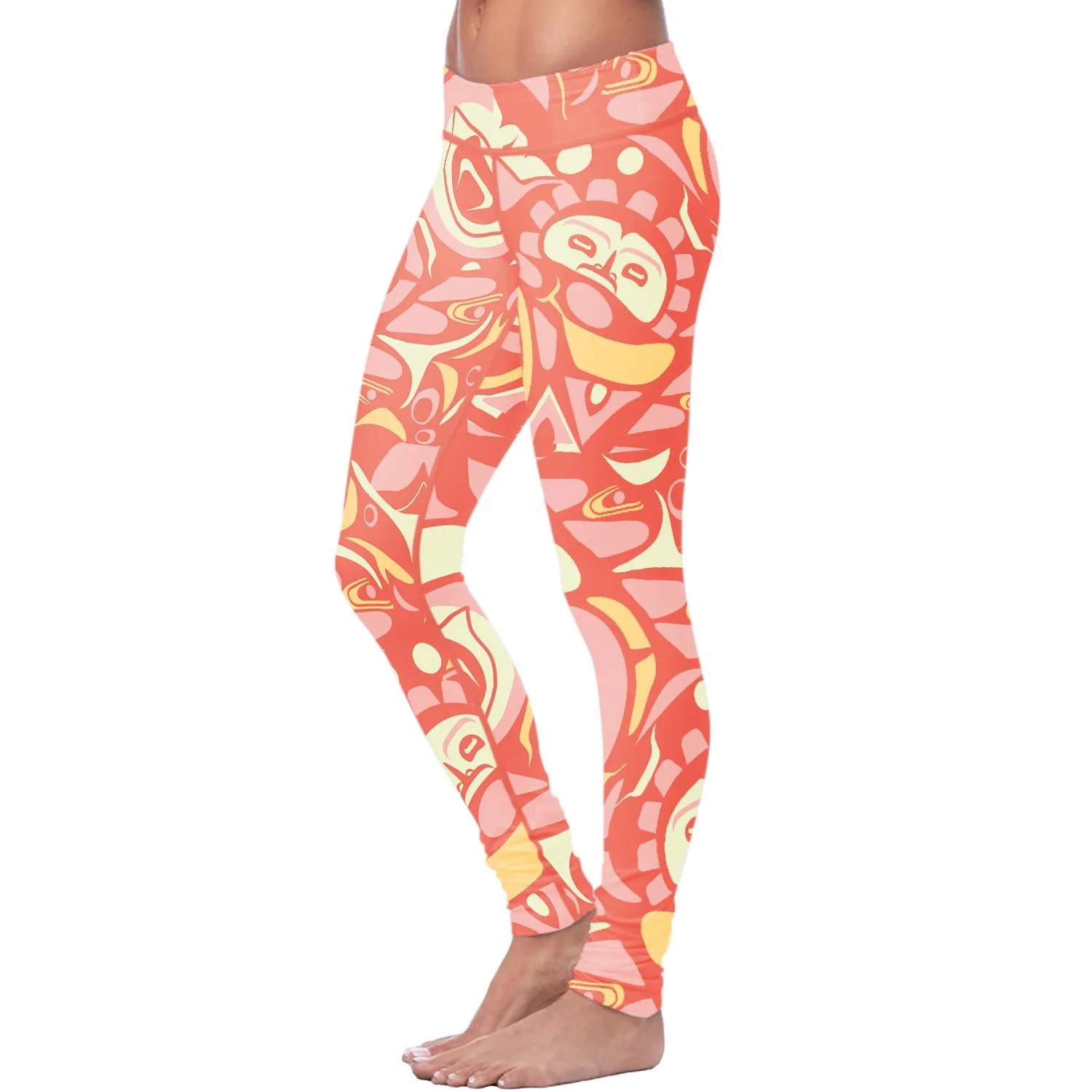 Native Pattern Pink Leggings