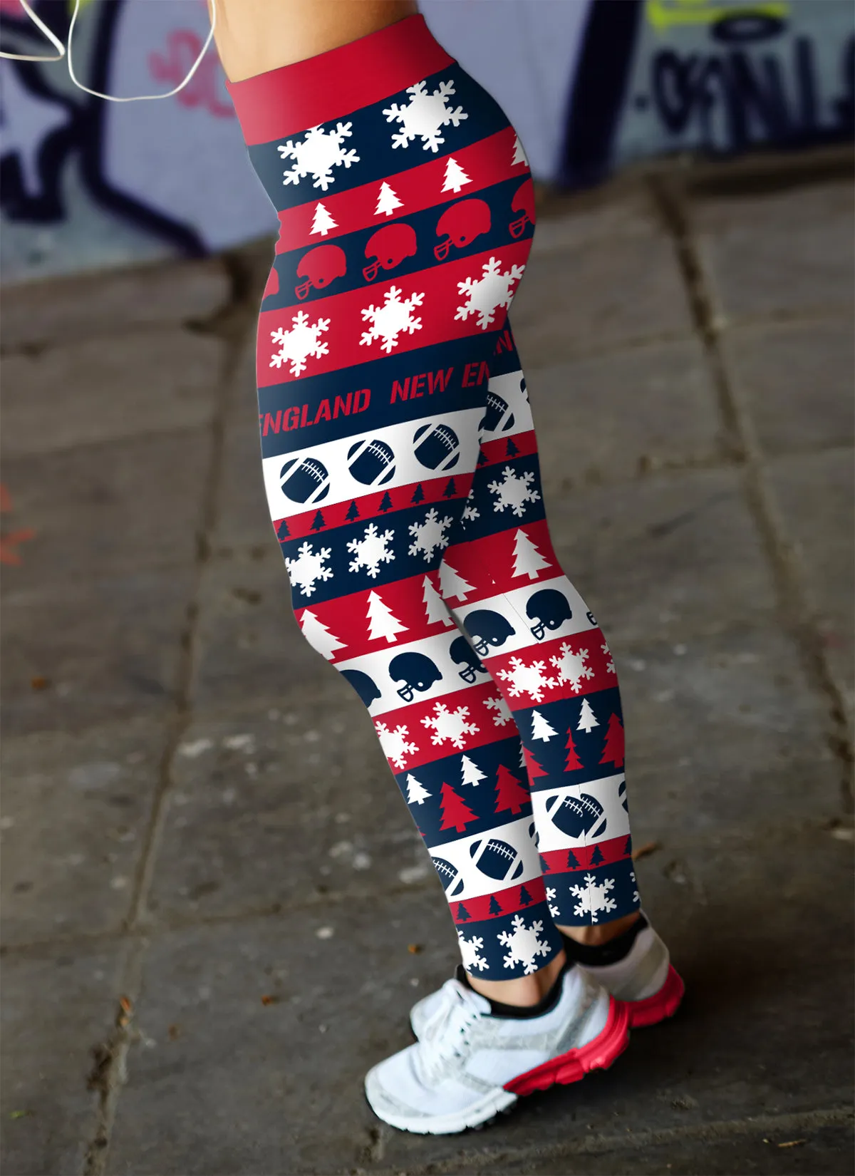 NE Christmas FB Leggings