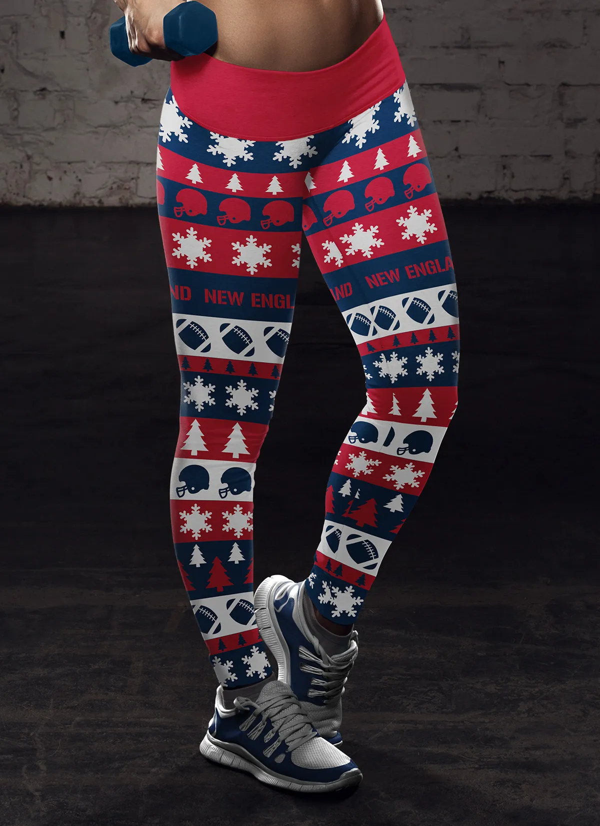 NE Christmas FB Leggings