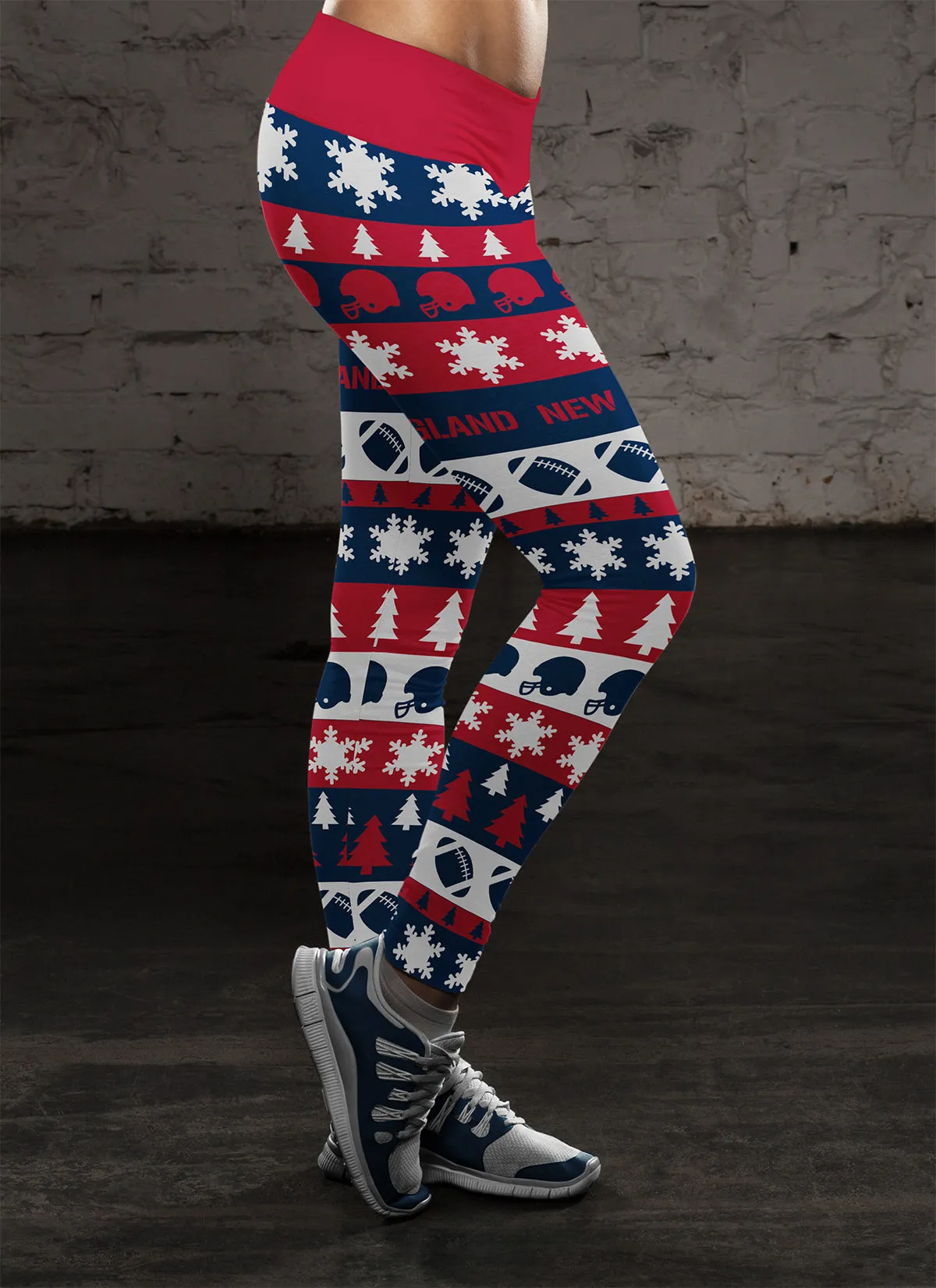 NE Christmas FB Leggings