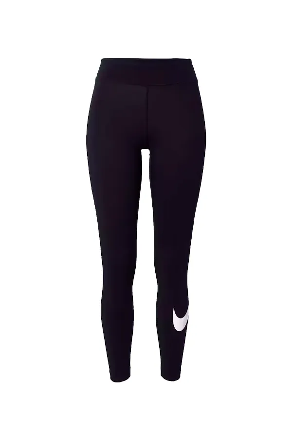 Nike Women Full Length Leggings Swoosh Logo Black