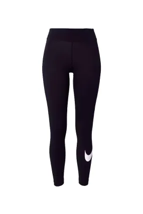 Nike Women Full Length Leggings Swoosh Logo Black