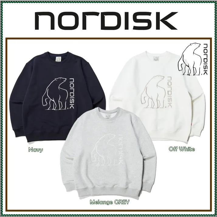 Nordisk  |Unisex Street Style Long Sleeves Plain Logo