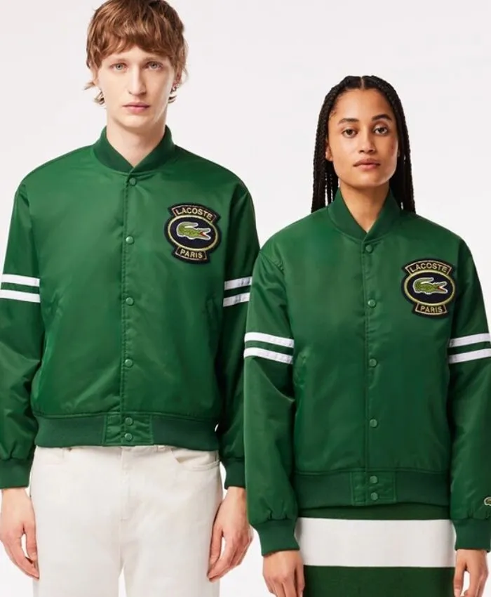 Novak Djokovic Lacoste Green Bomber Jacket - William Jacket