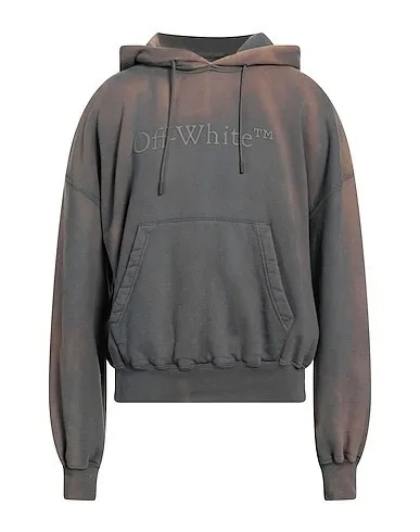 Off-White  |Sweat Street Style Bi-color Long Sleeves Cotton Logo Hoodies