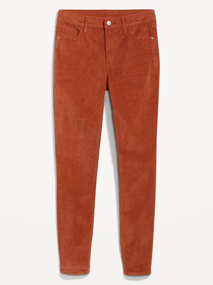 Old Navy High-Waisted Rockstar Super-Skinny Corduroy Pants