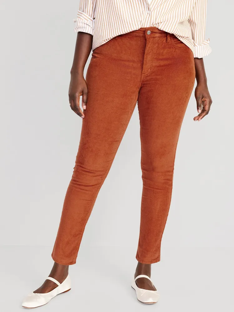 Old Navy High-Waisted Rockstar Super-Skinny Corduroy Pants