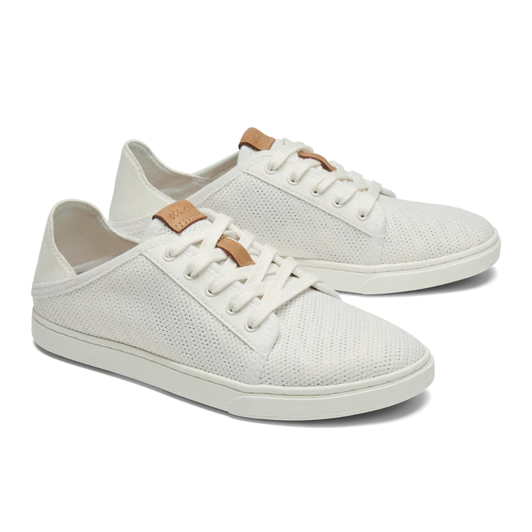 Olukai Womens Pehuea Li Lightweight Mesh Sneaker-White