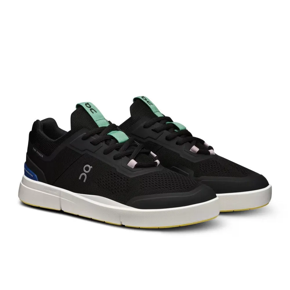 On Women's The Roger Spin Sneaker - Black/Indigo