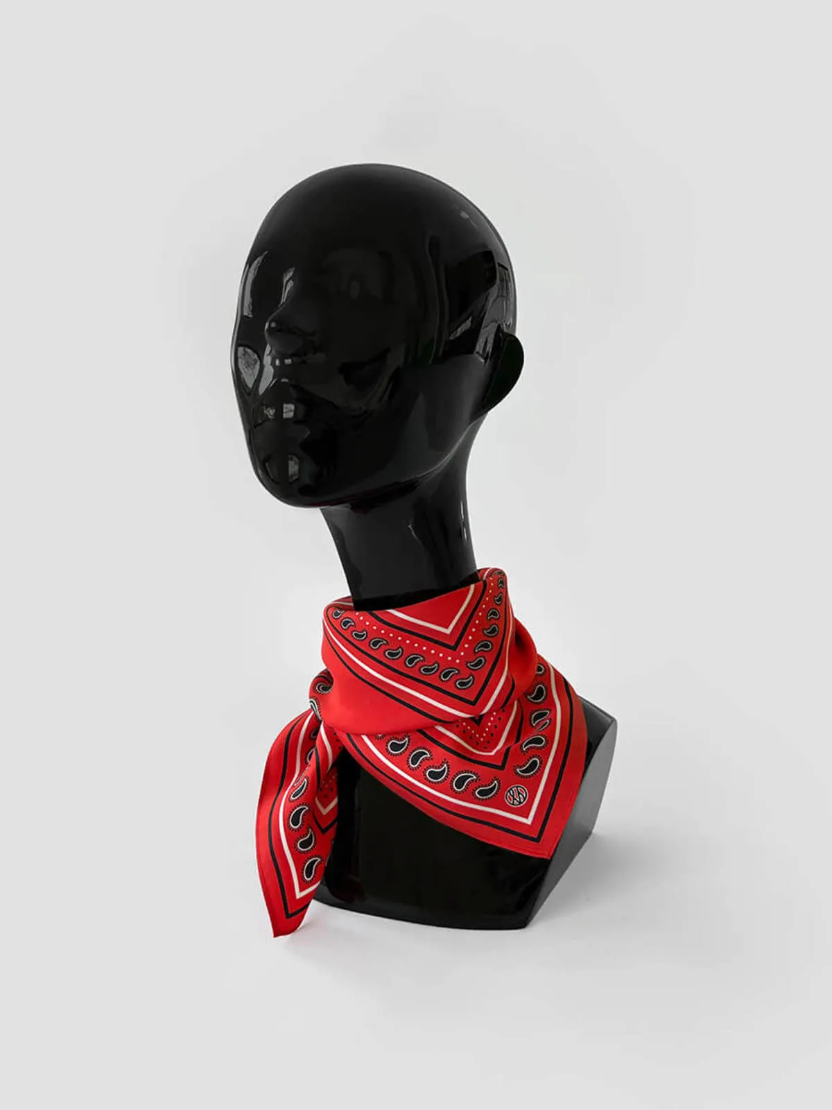 Paisley Scarf - Red