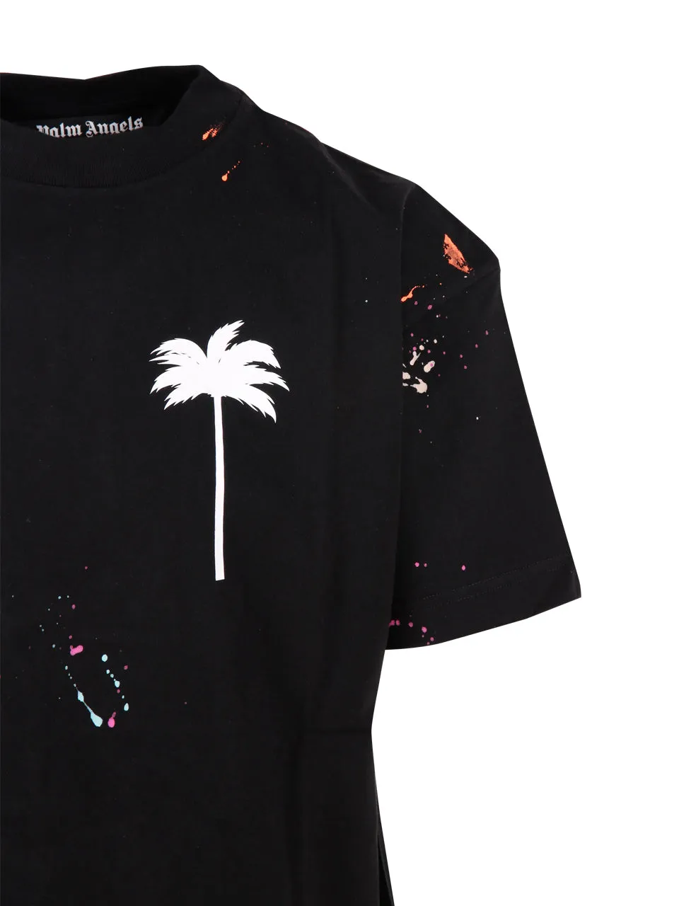 Palm Angels Palm Painted Crewneck T-Shirt