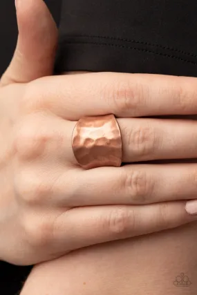 Paparazzi Ring ~ Hammer Down - Copper