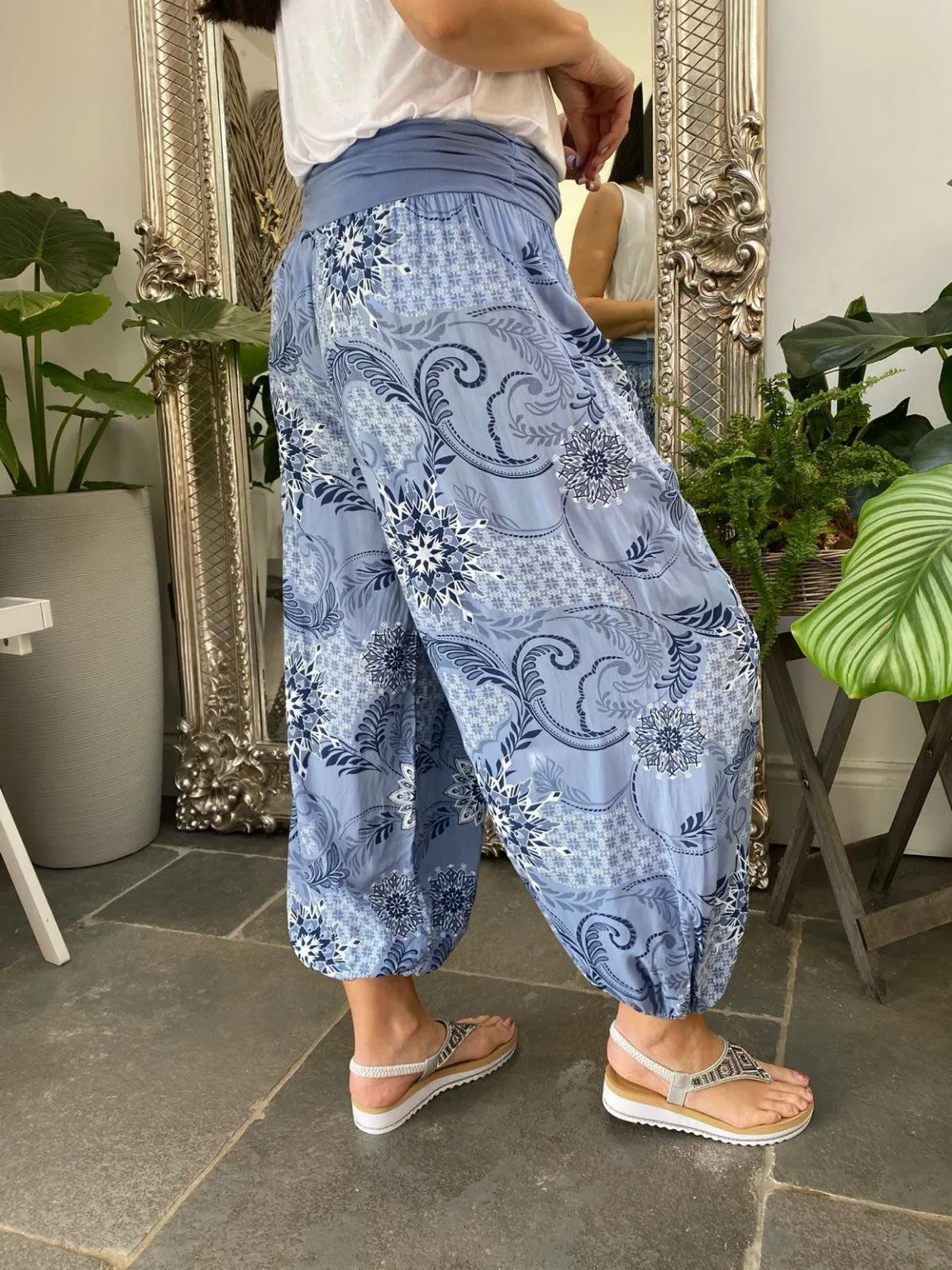 Patterned Hareem Trousers