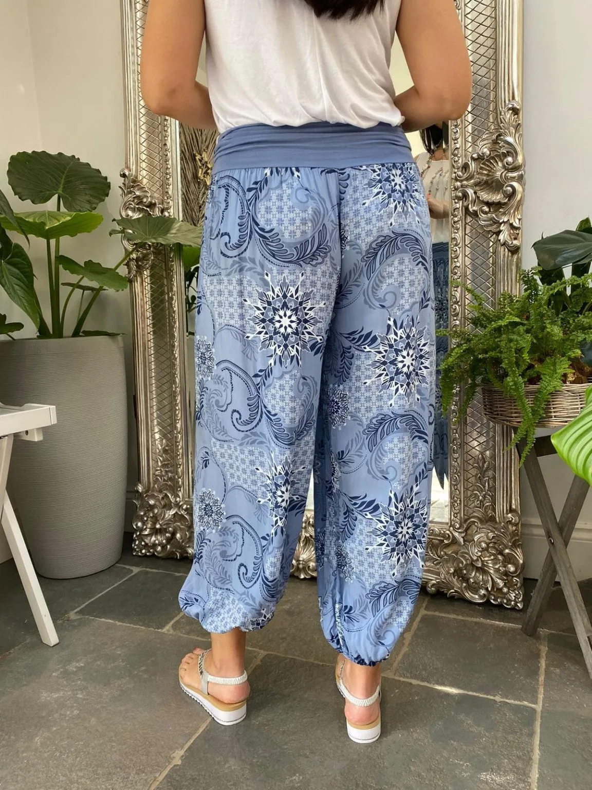 Patterned Hareem Trousers