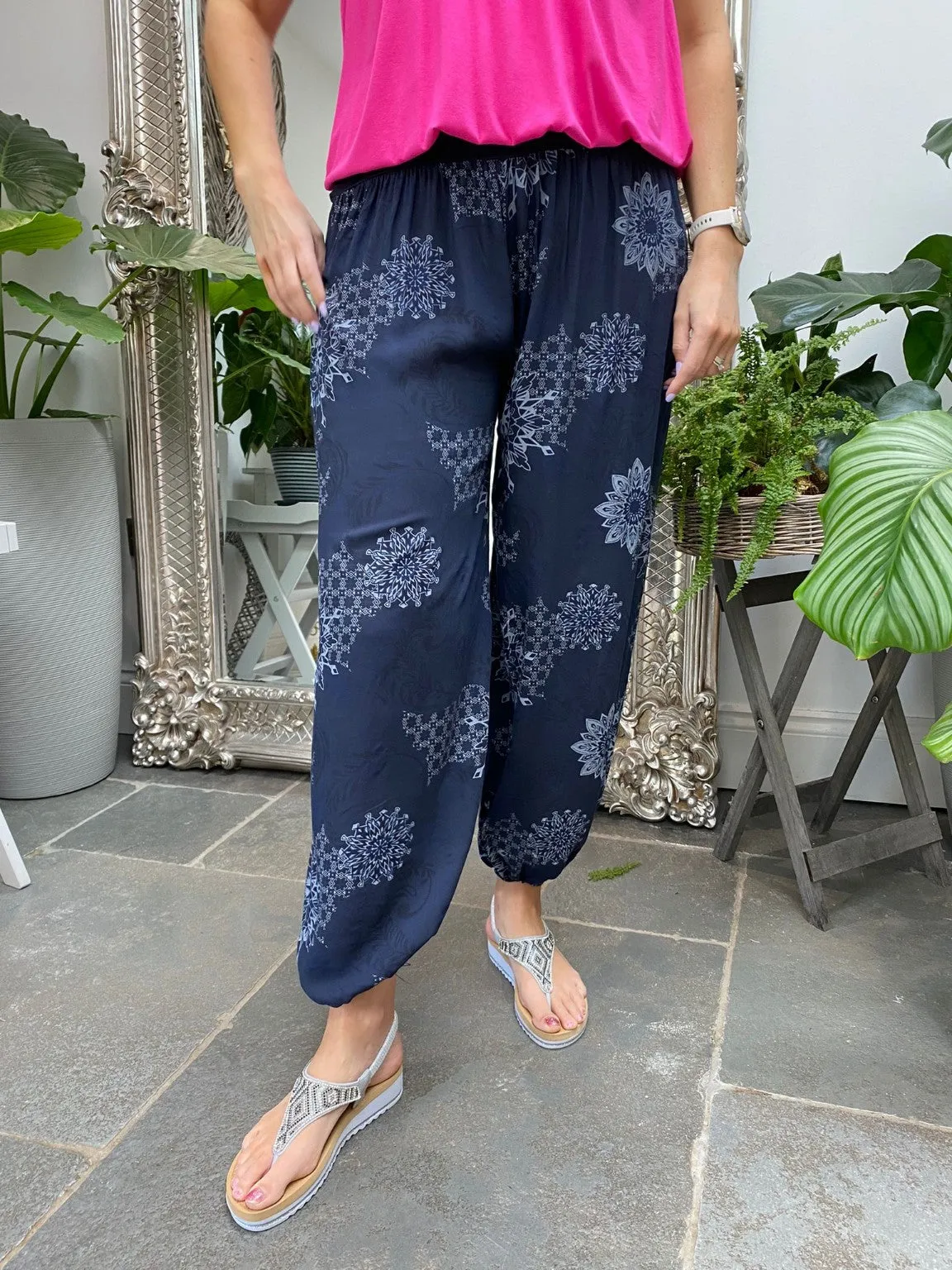 Patterned Hareem Trousers