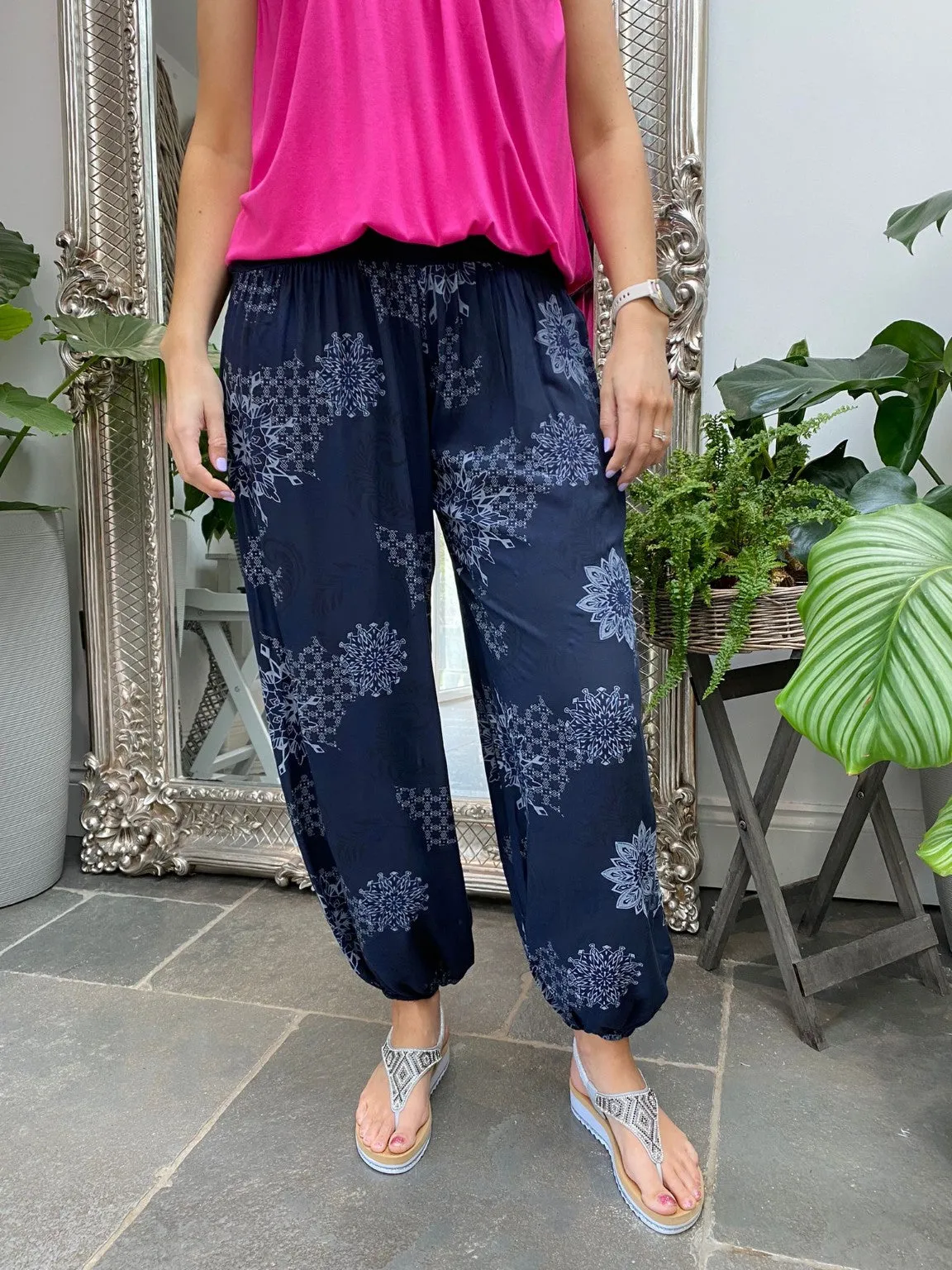 Patterned Hareem Trousers