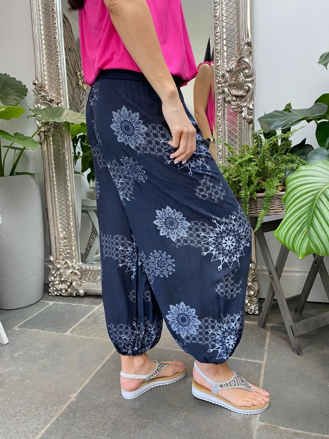 Patterned Hareem Trousers