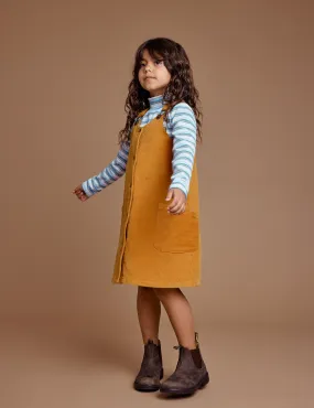 Polly Corduroy Pinafore Dress