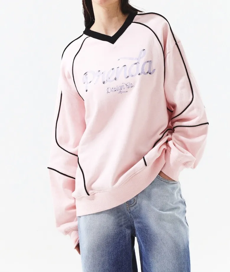 PRENDA FROM PLANT  |Street Style Long Sleeves Cotton Logo Hoodies & Sweatshirts