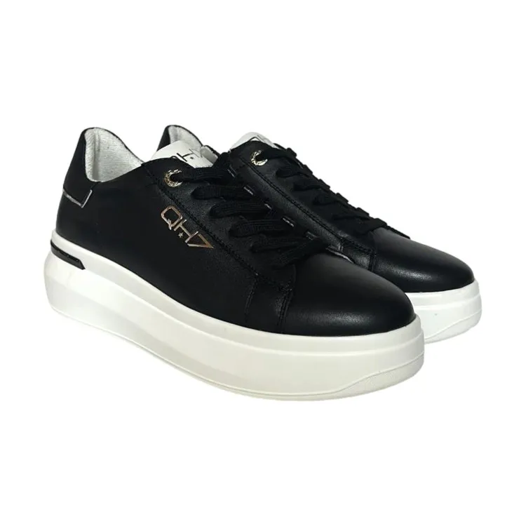 QH7 Queen Helena QH7011 Sneaker Donna Stringate Nero