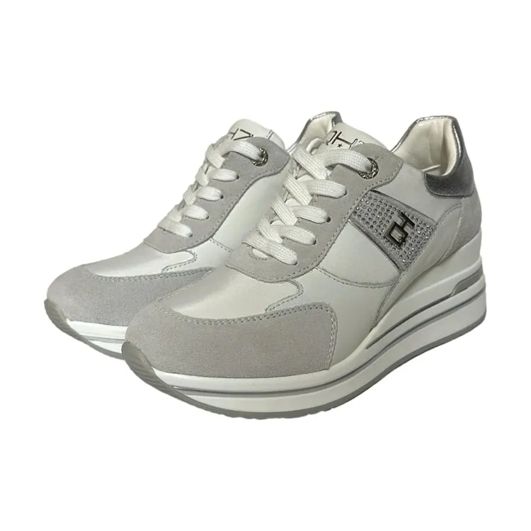 QH7 Queen Helena QH7017 Sneaker Donna Stringate Grigio