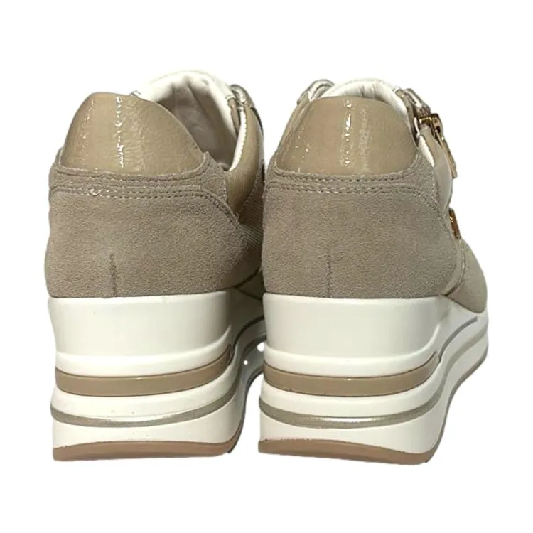 QH7 Queen Helena QH7019 Sneaker Donna Stringate Beige