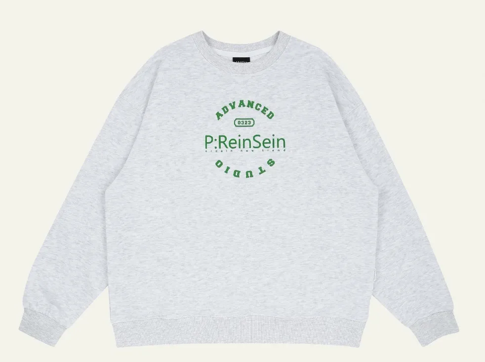 ReinSein  |Unisex Street Style Long Sleeves Plain Cotton Logo