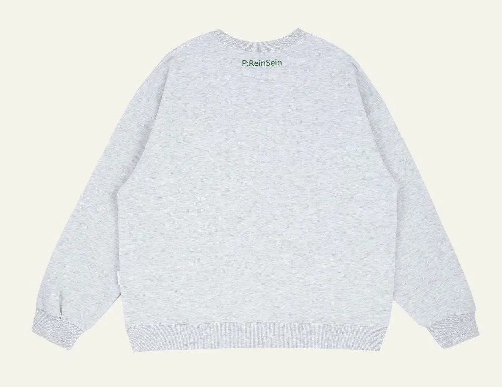 ReinSein  |Unisex Street Style Long Sleeves Plain Cotton Logo