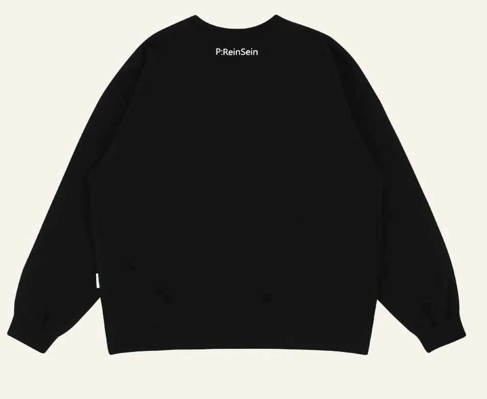 ReinSein  |Unisex Street Style Long Sleeves Plain Cotton Logo