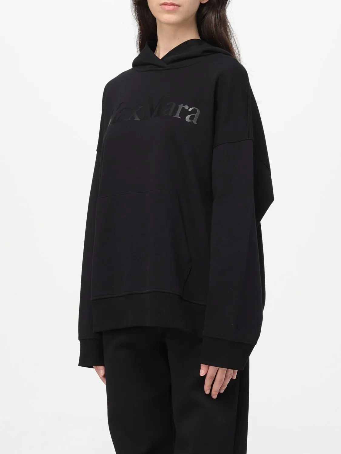 S Max Mara  |Unisex Street Style Long Sleeves Plain Cotton Logo