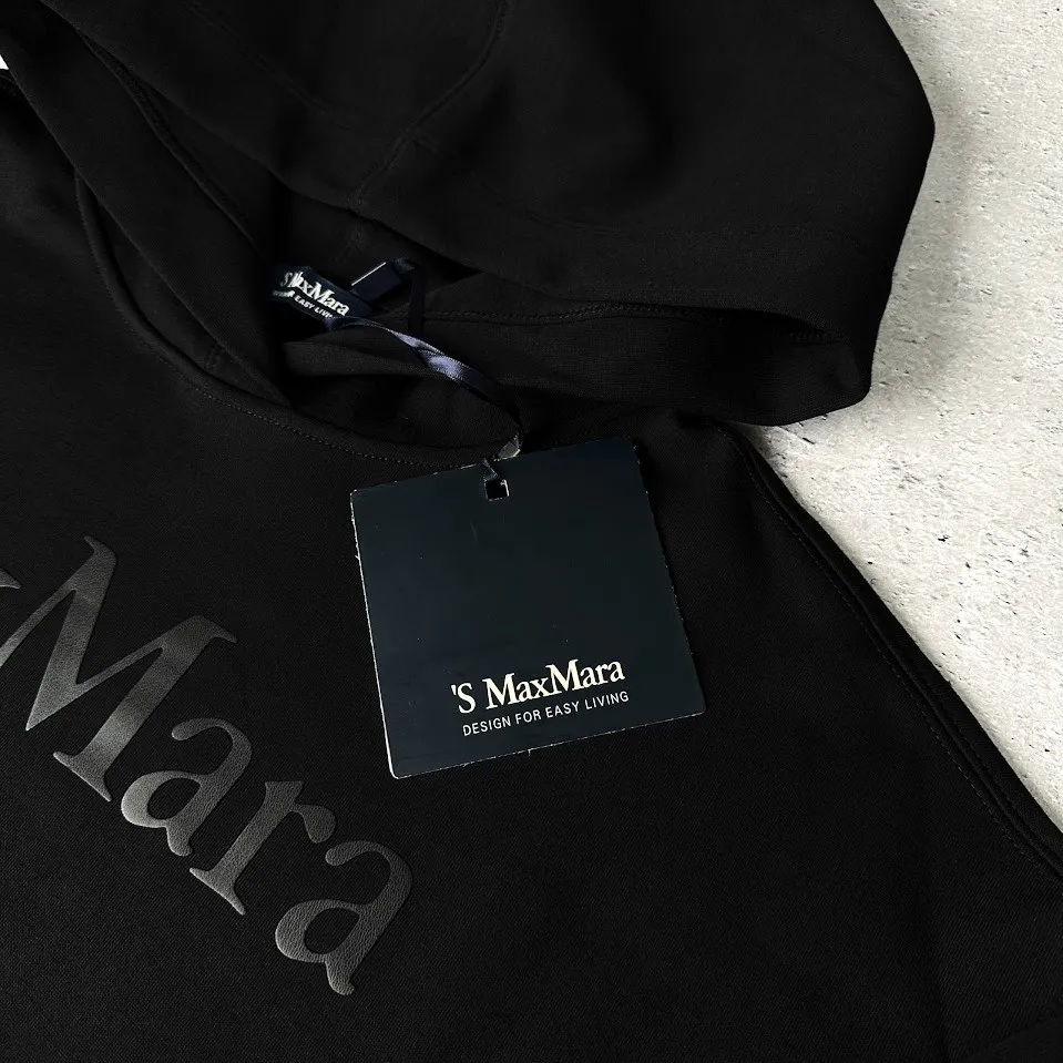 S Max Mara  |Unisex Street Style Long Sleeves Plain Cotton Logo