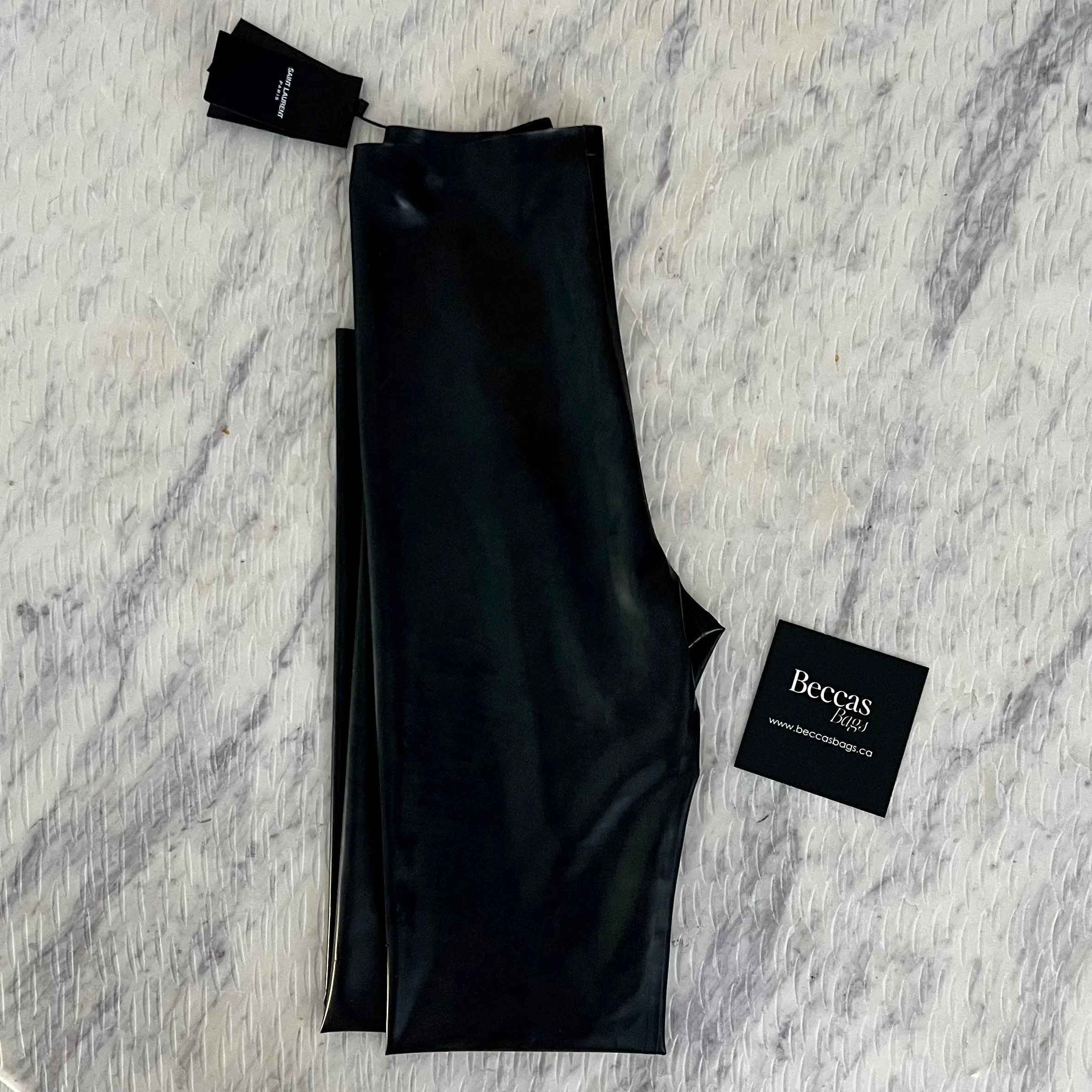 Saint Laurent Latex Leggings