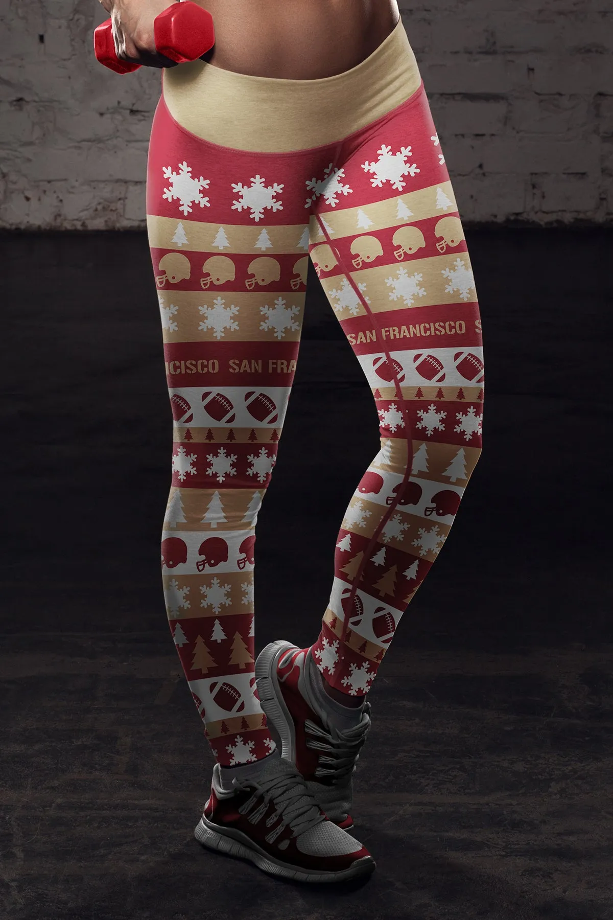 SF Christmas FB Leggings