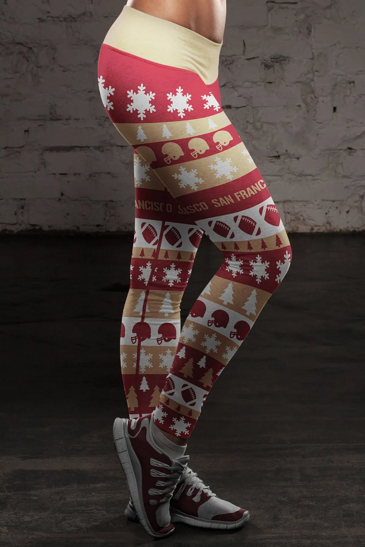 SF Christmas FB Leggings