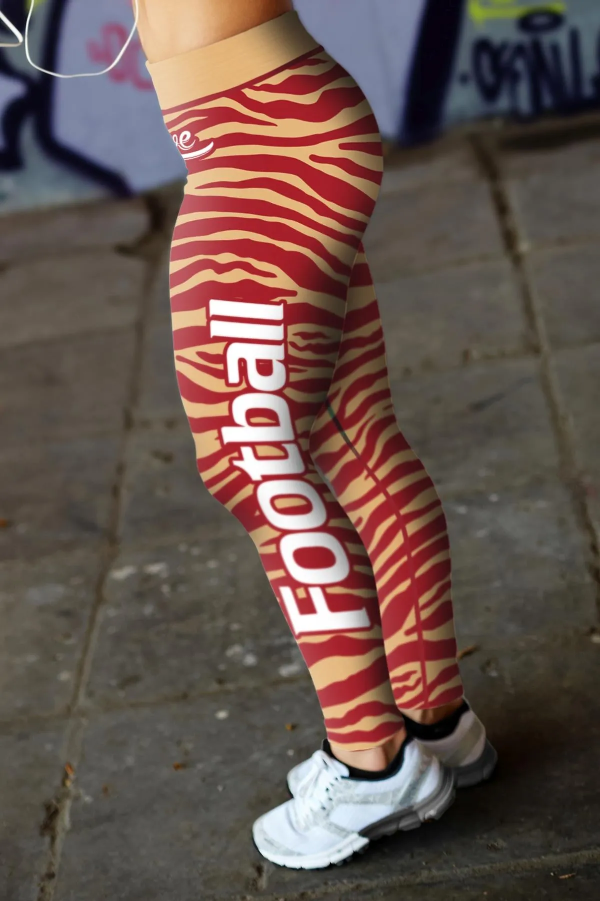 SF FB Striped Leggings