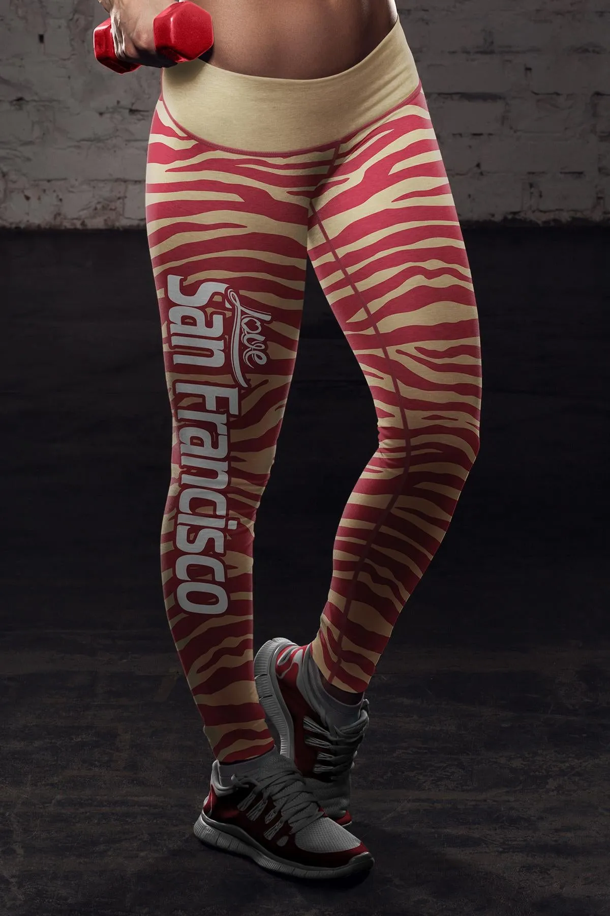 SF FB Striped Leggings